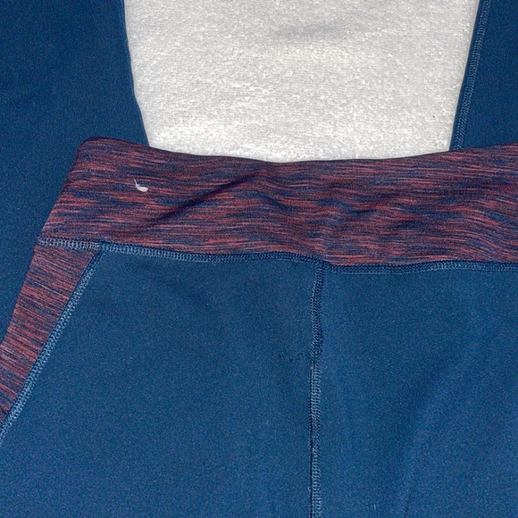 Aeropostale Live Love Dream Athletic Leggings sz L Soft Pockets Like NEW Cute - Picture 8 of 17